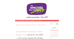 Desktop Screenshot of lesapachesdesvignoles.org